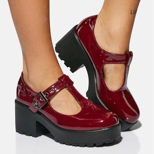 Koi Footwear Sai Mary Janes Oxblood Edition